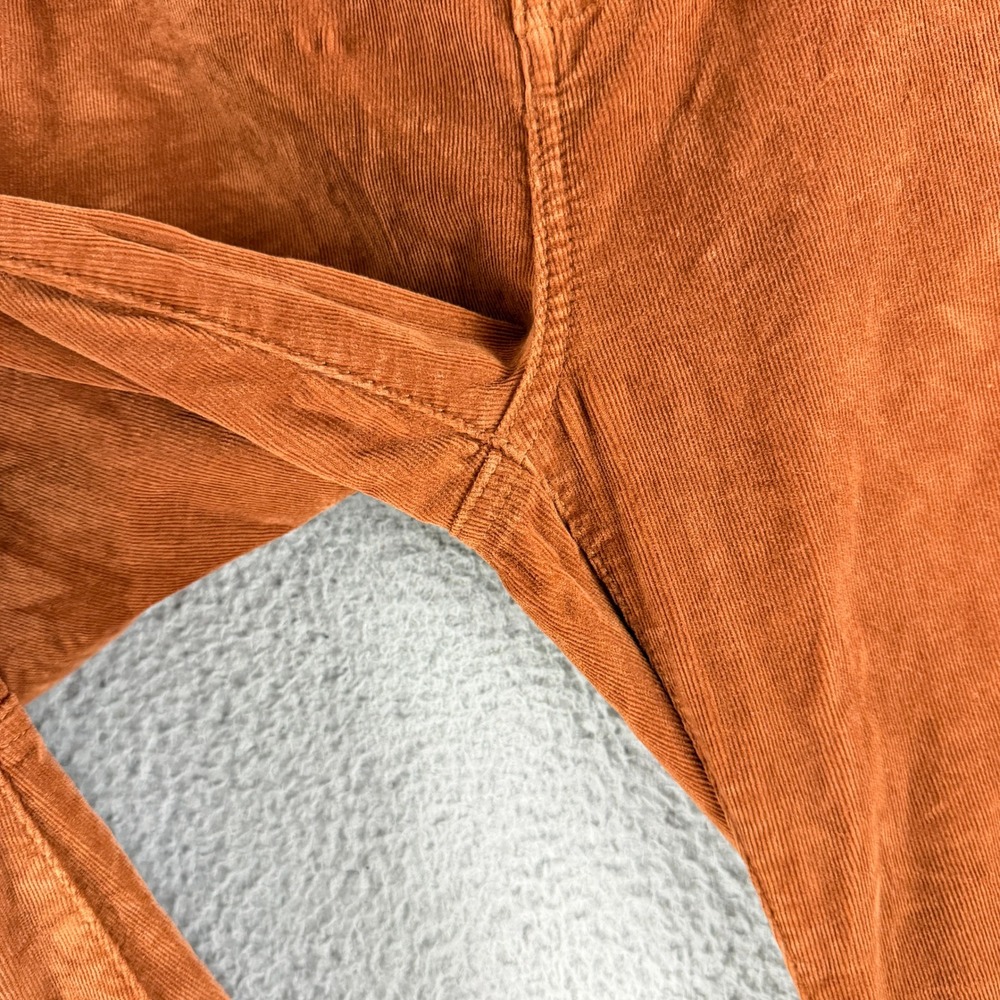 Free People Just Float On Flare Jeans Womens 27 Rust Orange Corduroy Bell Bottom - Picture 5 of 16